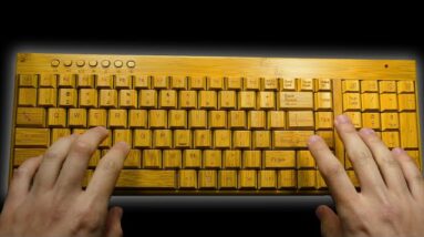 ASMR, typing on keyboards that sound utterly heavenly (no talking)