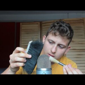 ASMR Mouth Sounds & Microphone Brushing 😩👂🏼*ear massage 💆‍♂️ *