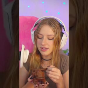 ASMR with a wooden frog :3 #asmr #shorts